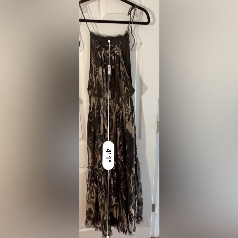 Banana Republic flowy, marble print Maxi Dress - Picture 8 of 9